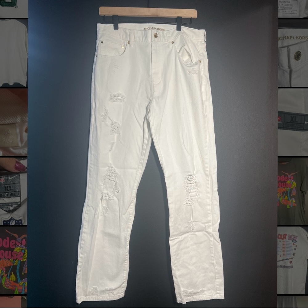 Michael‎ Kors Womens Jeans Sz 29 Embellished Pockets RN#111818 CA#45885